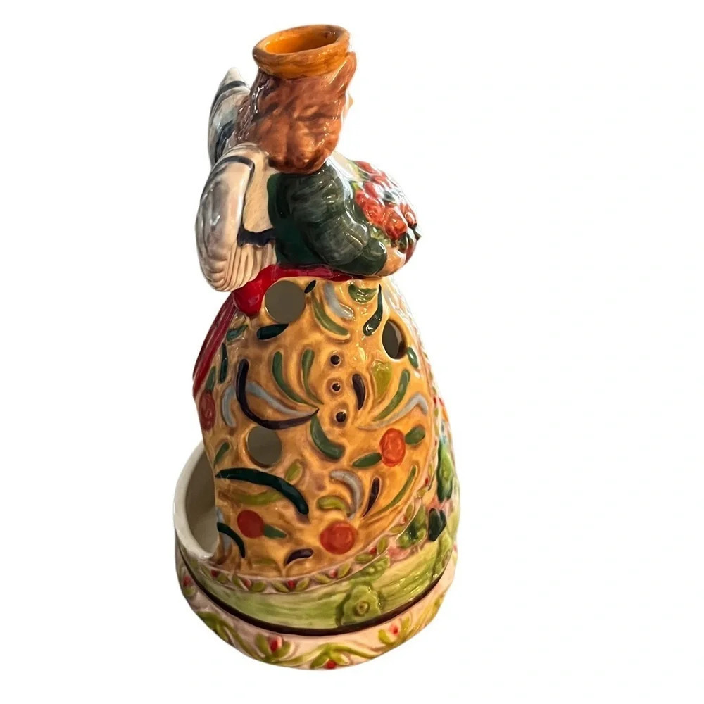 Jim Shore Spring Angel Votive Holder - Picture 8 of 9